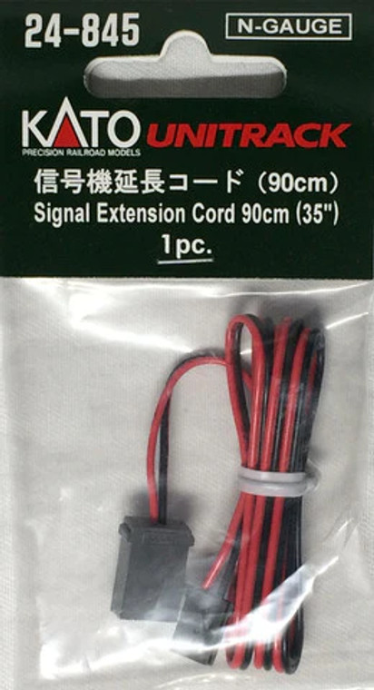 24-845 - Kato (HO, N) AUTOMATIC THREE-COLOR SIGNAL EXTENSION CORD [1 PC]