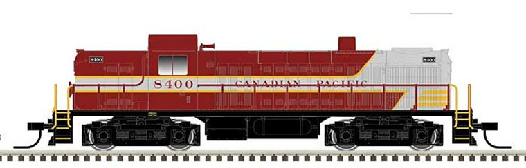 40005044 - Atlas N Alco RS2  -- Canadian Pacific #8400 (maroon, gray) DCC/Silent