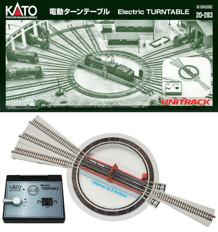 20-283 - Kato N Unitrack Modular Electric Turntable