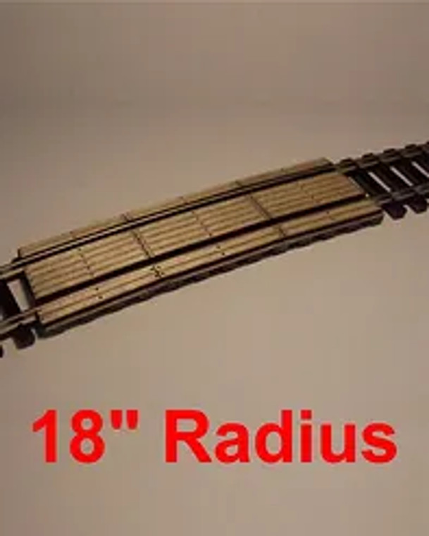 1048 - Osborn Model Kits HO -- 18" Radius Curved Crossing Boards