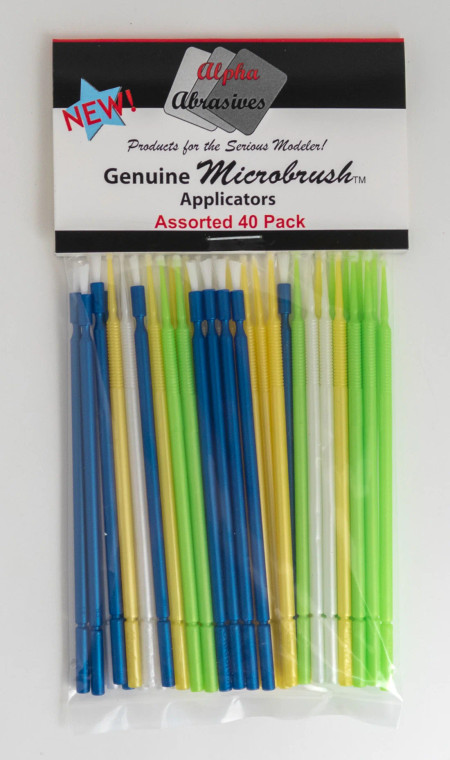 1400 - Flex-I-File --  Microbrush Applicators Assorted- 40 Pack