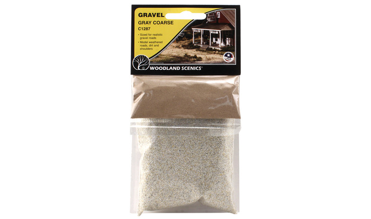 C1287 - Woodland Scenics Gravel Gray -- Course