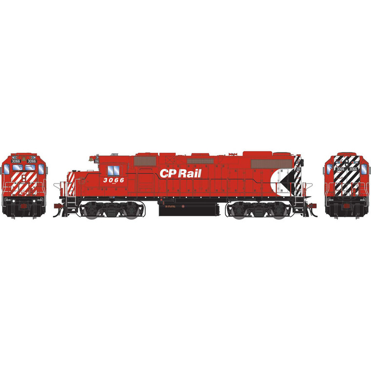 ATHG1403 - Athearn Genesis HO GP38-2 Locomotive With DCC & Sound, CP 'Multimark' #3066