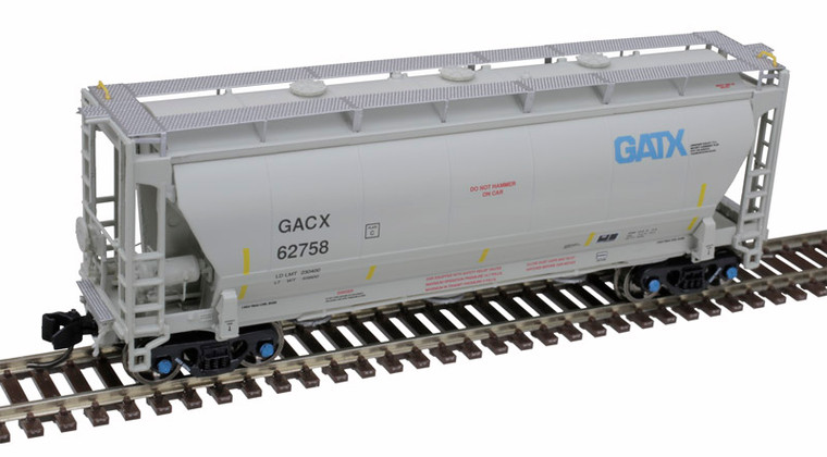 50006221 - Atlas N Trinity 3230 Covered Hopper -- General American  GACX #62763