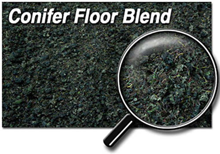 EX883B - Scenic Express -- Flock & Turf -- Conifer Floor Blend 32 oz.