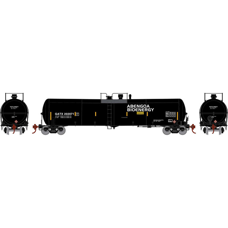 ATH29920 - Athearn HO 30,000-Gallon Ethanol Tank, Abengoa Bioenergy -- GATX #202071