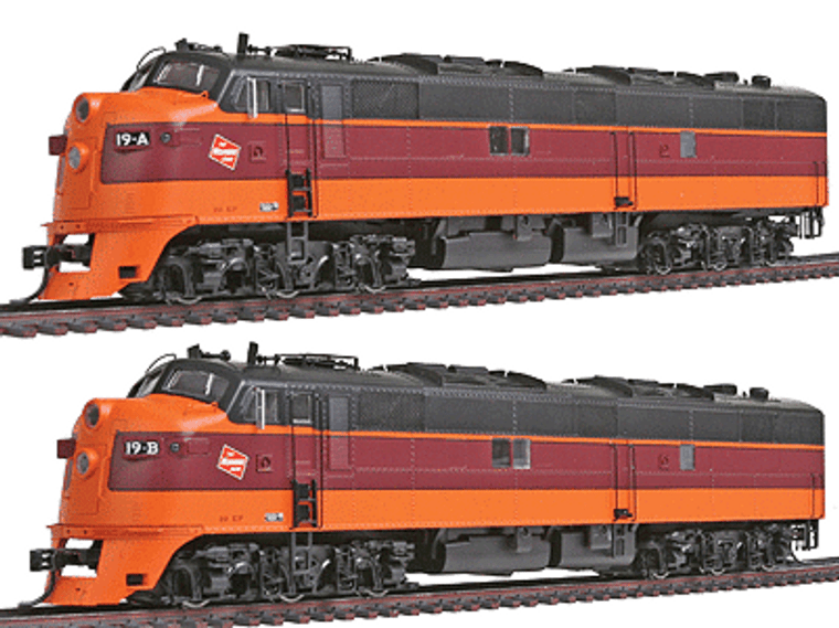 920-40951 - Walthers Proto 2000 -- E7A Hiawatha Milwaukee Road #19-A #19-B -- DCC/Sound