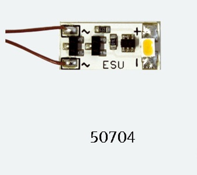50704 -	 ESU -- LED lighting strip, cabin, 1 LED, „warm-white“, 15,0mm x 6,9mm x 2,3 mm