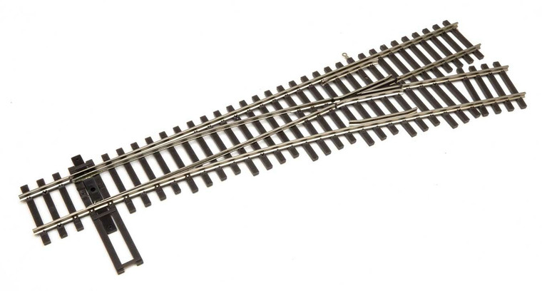 948-10014 - WalthersTrack HO Code 100 Nickel Silver DCC-Friendly #4 Turnout -- Right Hand