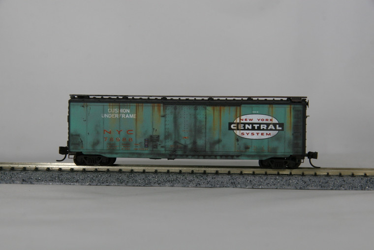 032 44 530 - Micro-Trains N 50' Standard Box Car w/ Plug Door New York Central #78988 "Weathered"