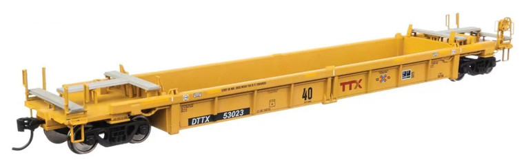 910-8433 - Walthers Mainline HO - Thrall Rebuilt 40' Well Car - Ready to Run -- TTX DTTX #53244