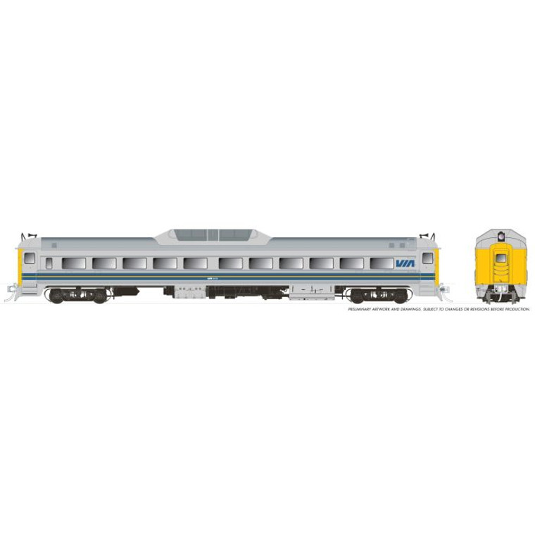 16341 - Rapido Trains HO Budd RDC-9 (DC/Silent): VIA Rail Canada: #6001