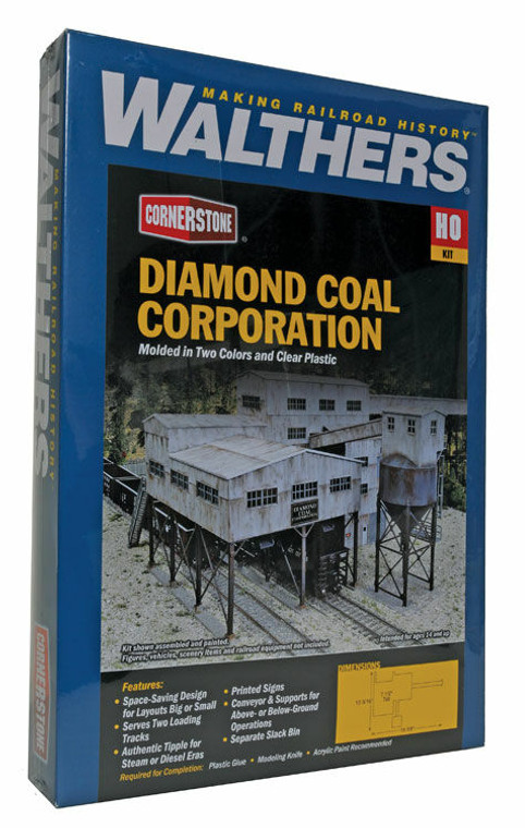 933-4046 - Walthers Cornerstone HO Diamond Coal Corporation - Kit
