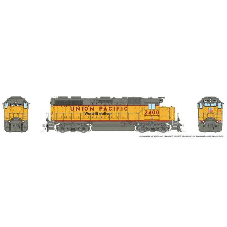 38573 - Rapido HO EMD GP38 : Union Pacific - Dash-3 Rebuild: #2408 (DC/DCC/Sound)