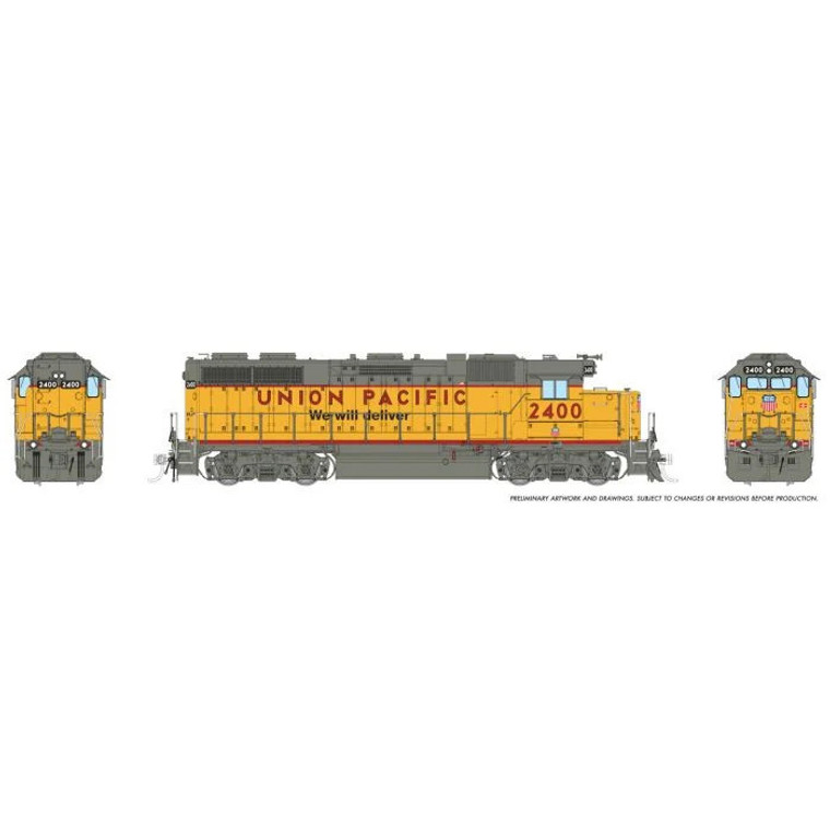 38575 - Rapido HO EMD GP38 : Union Pacific - Dash-3 Rebuild: #2416 (DC/DCC/Sound)