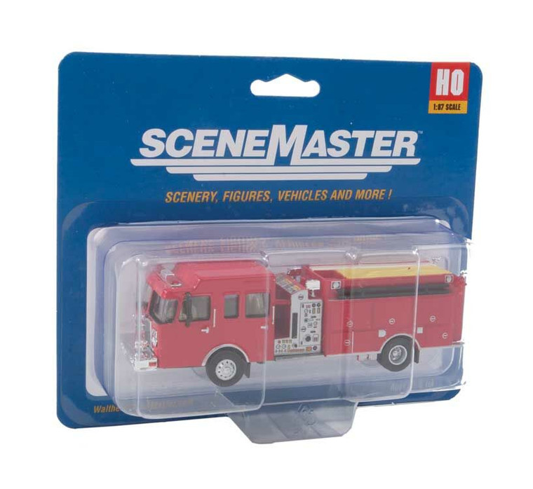 949-13800 -Walthers Scenemaster Heavy Duty Fire Engine