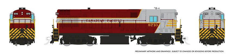 44532 - Rapido Trains HO - H16-44 (DC/DCC/Sound): CPR - Block Scheme: #8724