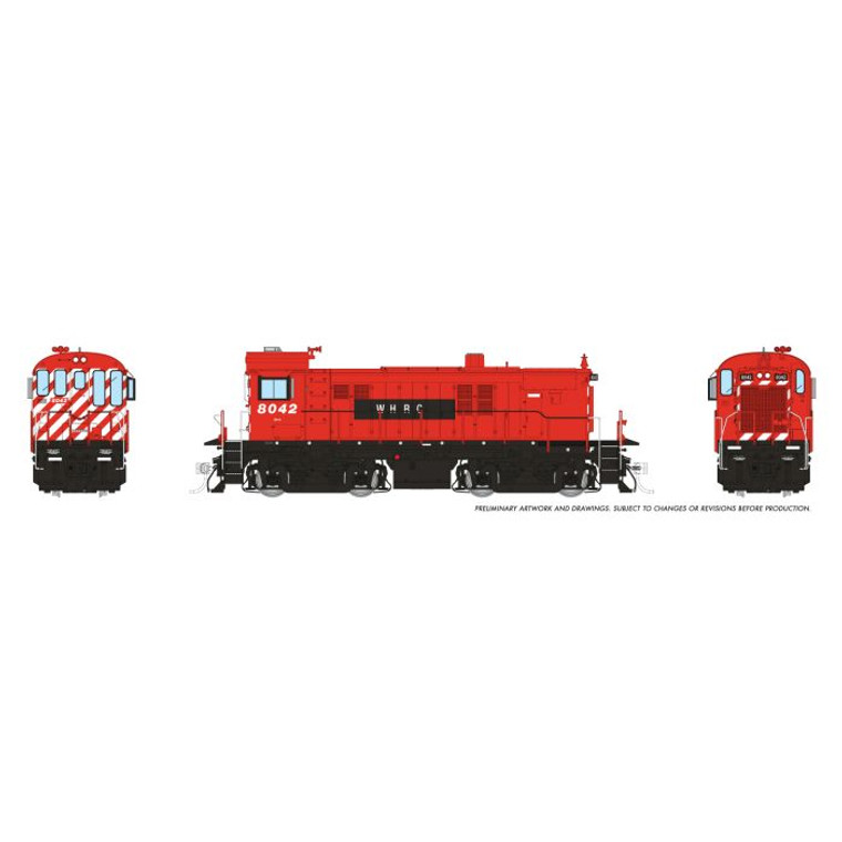 36625 - Rapido Trains HO MLW RS-23 Windsor & Hantsport: #8042 (DC/DCC/Sound)