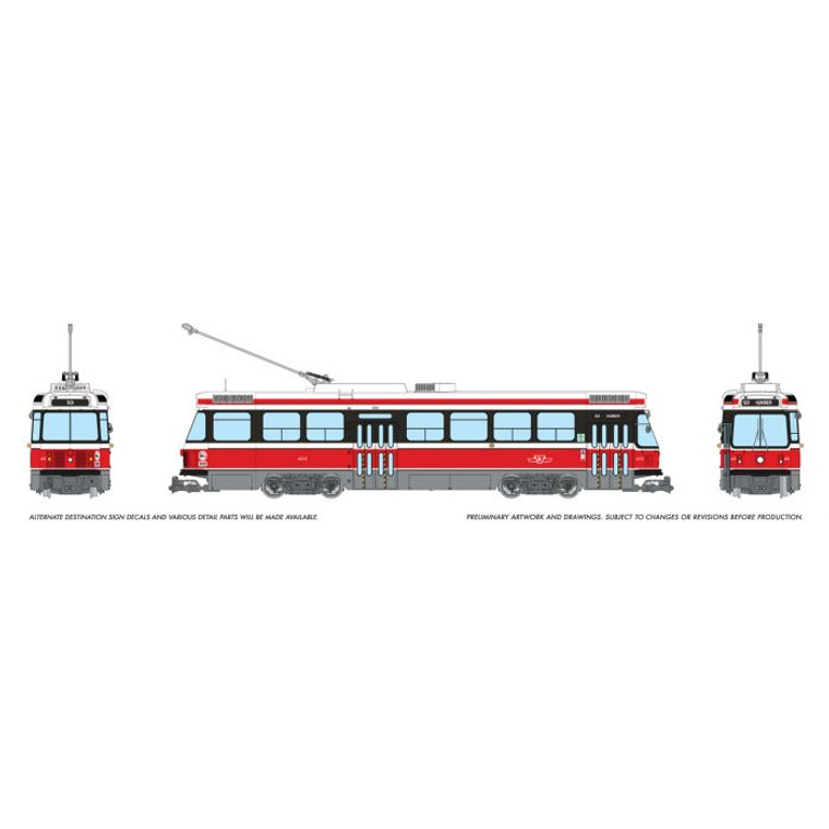 702502 - Rapido Trains HO CLRV TTC - Early Version: #4010 (DC/DCC/Sound)