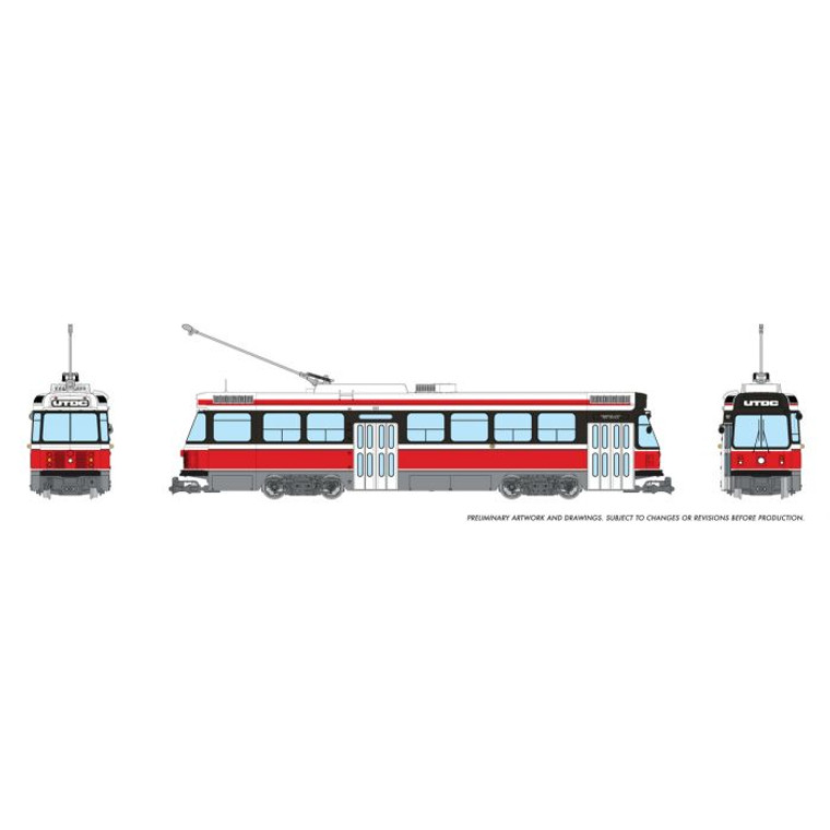 702519 - Rapido Trains HO CLRV TTC - UTDC Concept Scheme (DC/DCC/Sound)