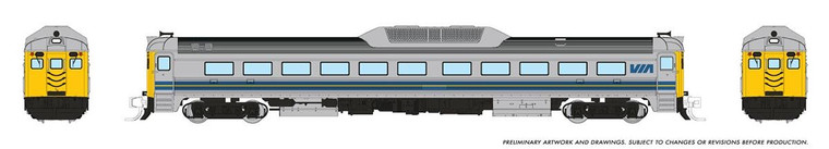 516513 - Rapido - N Budd RDC-1  DC/DCC/Sound - VIA Rail - Early