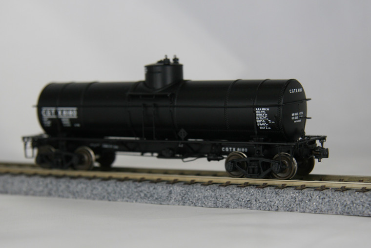19015-06 - Tangent Scale Models - HO General American 1917 Design 8000 Gallon Tank Car 1955+ Lease #8180