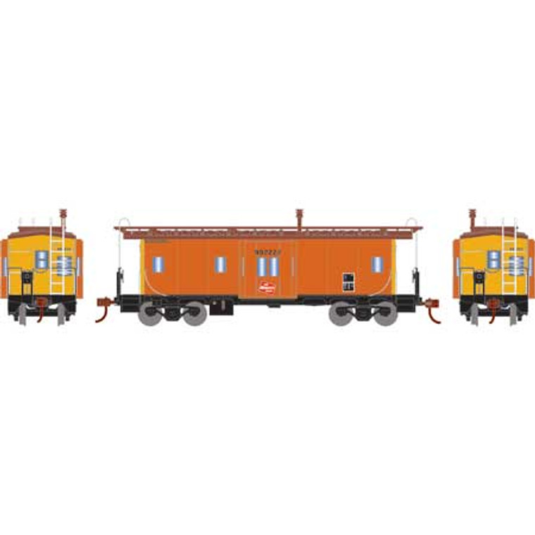 RND90199 - Bay Window Caboose MILW #992222