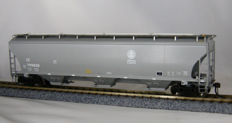 G4261 - Athearn Genesis - HO Trinity 5161 cu. ft Covered Hopper 10 Course Illinois Central #799858