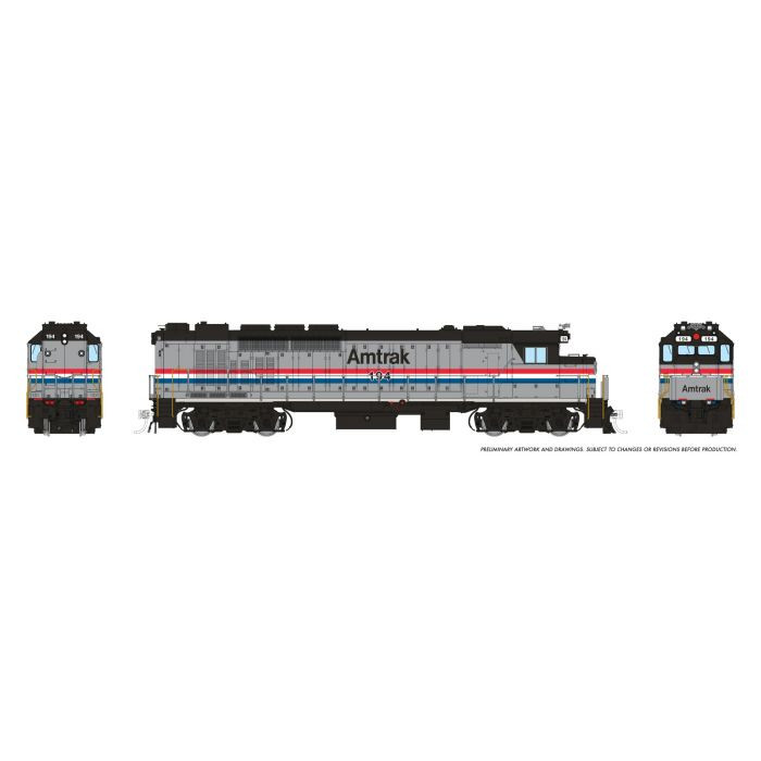 34511 - Rapido Trains - HO GP40TC Amtrak - Phase 3: #194 DCC/Sound
