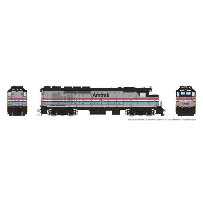34512 - Rapido Trains - HO GP40TC Amtrak - Phase 3: #194 DCC/Sound