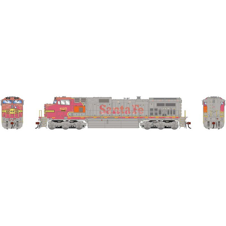 ATHG-2753 - Atheran Genesis - HO Dash 9-44CW Locomotive, Primed For Grime BNSF #625 DC/Silent
