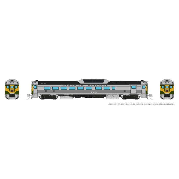 516526 - Rapido Trains - N Budd RDC-2 (Ph 2): Canadian National - Green Scheme: D204 DCC/Sound