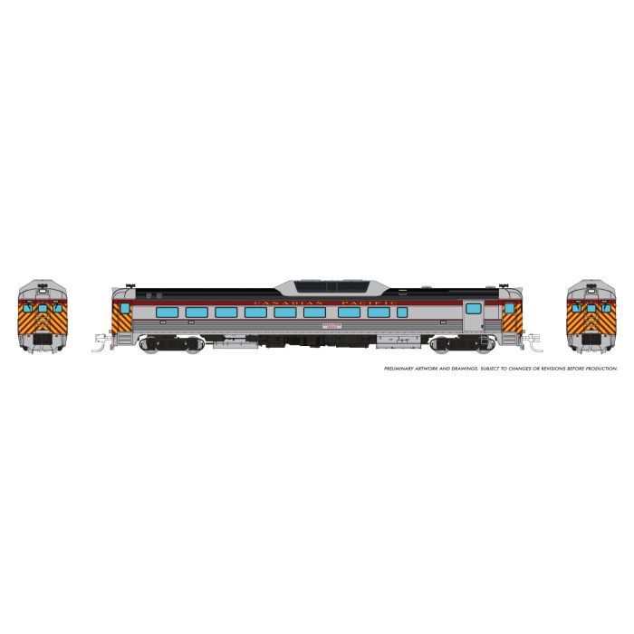 516529 - Rapido Trains - N Budd RDC-2 (Ph 2):Canadian Pacific - Maroon: #9103 DCC/Sound