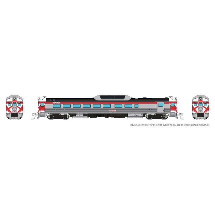 516531 - Rapido Trains - N Budd RDC-2 (Ph 2):CP Rail - Action Red: #9104 DCC/Sound