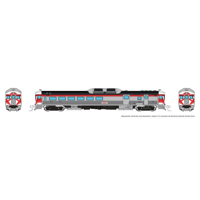 516562 - Rapido Trains - N Budd RDC-3 (Ph 1): CP Rail - Action Red: #9022 DCC/Sound