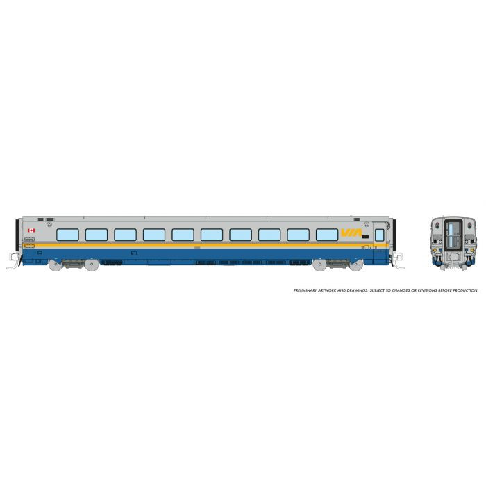 508010 - Rapido Trains - N LRC Coach: VIA Rail - Original Scheme
