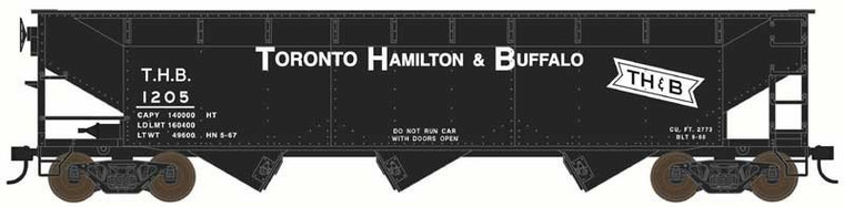 44151 - Bowser - HO 70 Ton Offset Hopper Car Toronto Hamilton & Buffalo #1217