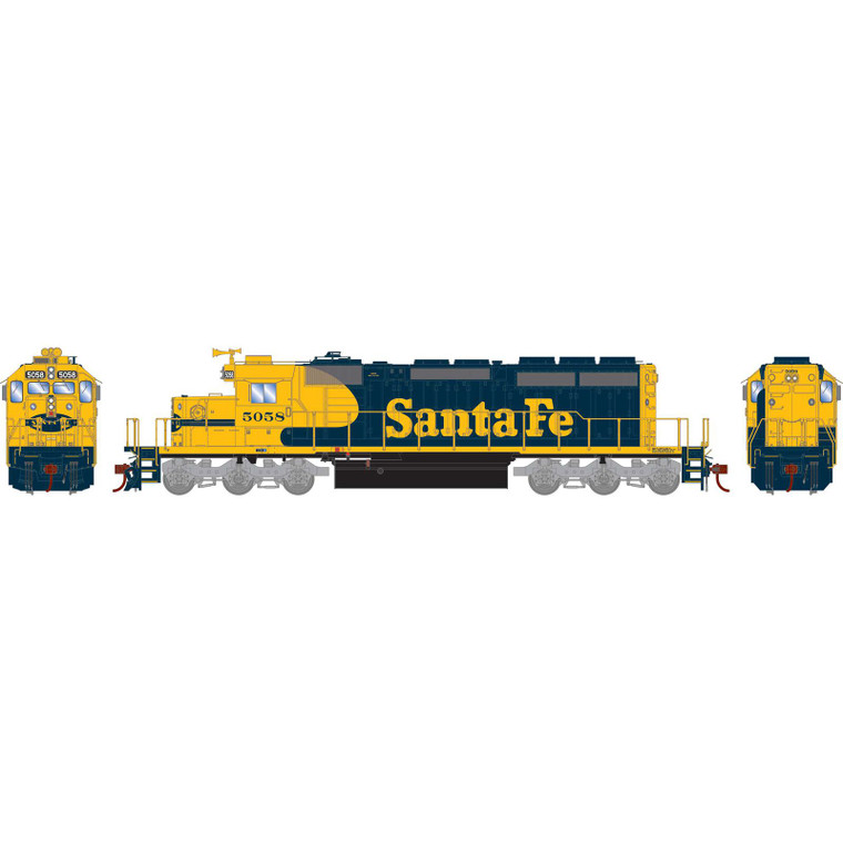 ATH-1240 - Athearn - HO SD40-2 Locomotive, ATSF #5058 DC/Silent