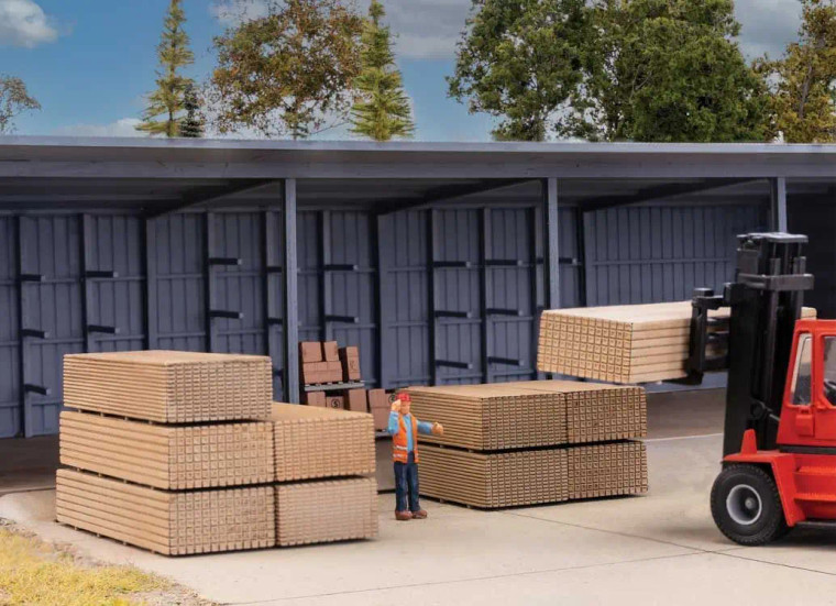 949-4254 - Walthers Scenemaster HO - Lumber Load -- Kit