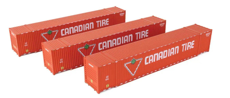 949-18500  - Walthers SceneMaster HO - 53' Singamas Corrugated Side Container - 3-Pack -- Canadian Tire