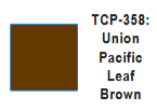 TCP--358 - Tru-Color Paint Union Pacific Leaf Brown 1oz