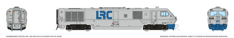 1113506 - Rapido Trains - HO LRC Locomotive (DC/DCC/Sound): Grey LRC Test Scheme