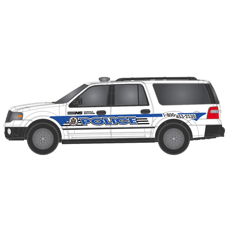 30000183 - Atlas - HO 2007 FORD EXPEDITION SUV NORFOLK SOUTHERN