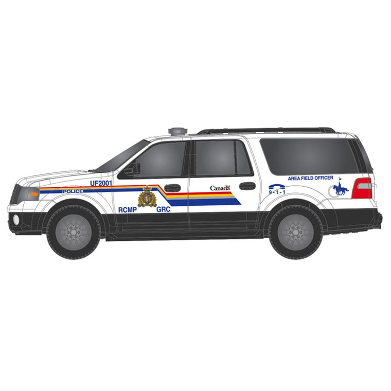 30000186 - Atlas - HO 2007 FORD EXPEDITION SUV ROYAL CANADIAN MOUNTED POLICE