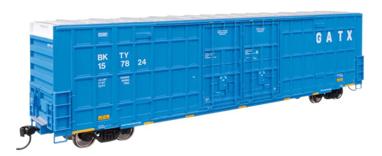 910-3101 - Walthers Mainline HO - 60' High-Cube Plate F Horizontal Post Boxcar -- GATX (BKTY)  #157639