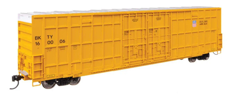 910-3121 - Walthers Mainline HO - 60' High-Cube Plate F Horizontal Post Boxcar -- Union Pacific BKTY #160006