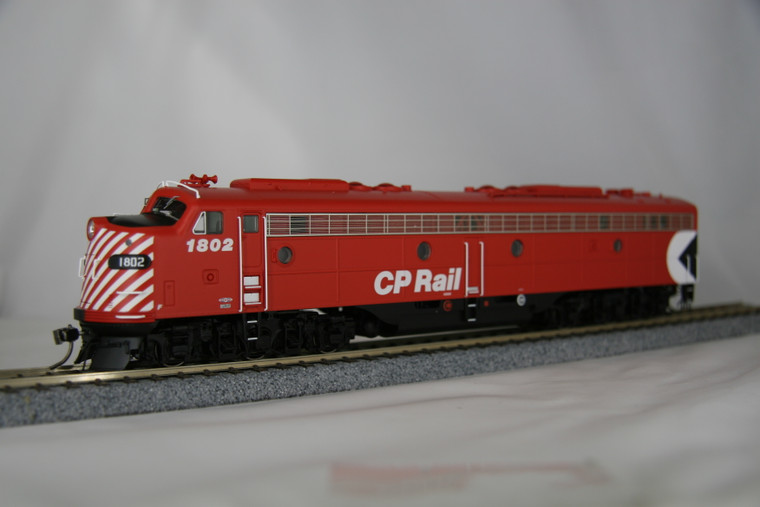 28517 - Rapido - HO EMD E8A (DC/DCC/Sound): CP Rail - Action Red 5" Stripes: #1802