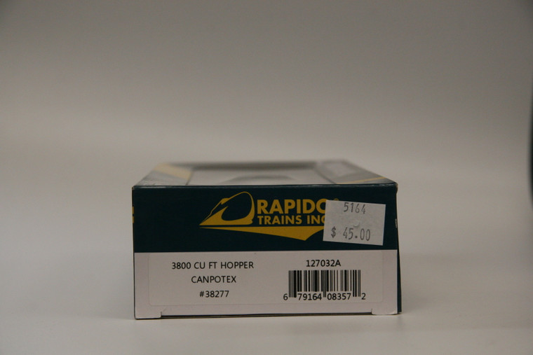 127032A - Rapido - HO Scale 3800 CU FT Hopper Canpotex #38277