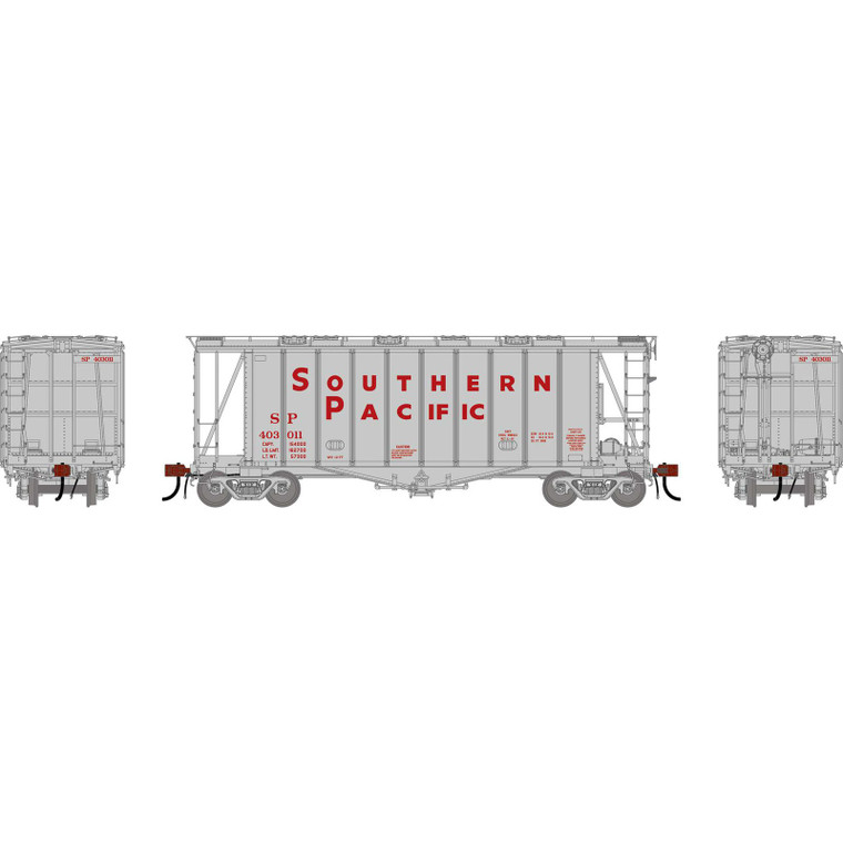 ATHG-3179 - Athearn Genesis - HO GEN GATC 2600 Airslide Covered Hopper, Early SP #403011