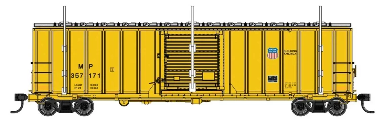 910-3800 - Walthers Mainline - 50 Rocket Train Clearance Car Ready to Run -- Missouri Pacific(TM) #357171